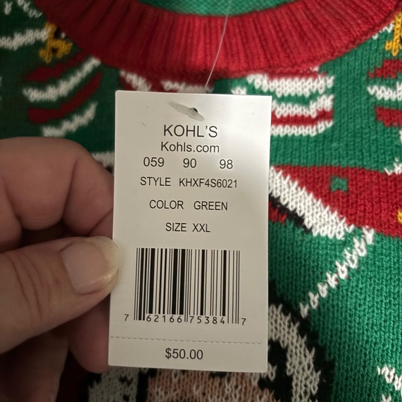 ***NWT*** Ugly Christmas Santa Sweater - Picture 6 of 6